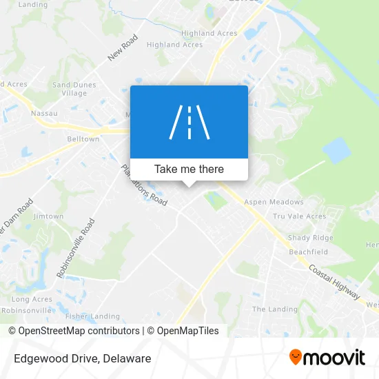 Edgewood Drive map