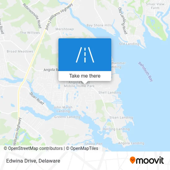 Edwina Drive map