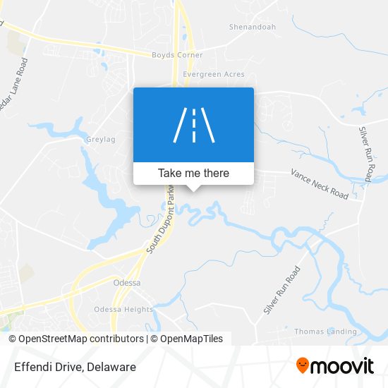 Mapa de Effendi Drive