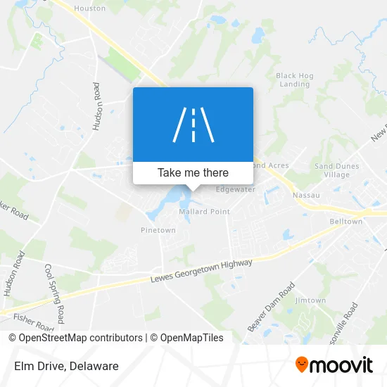 Elm Drive map