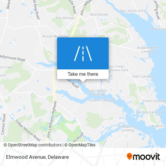 Mapa de Elmwood Avenue