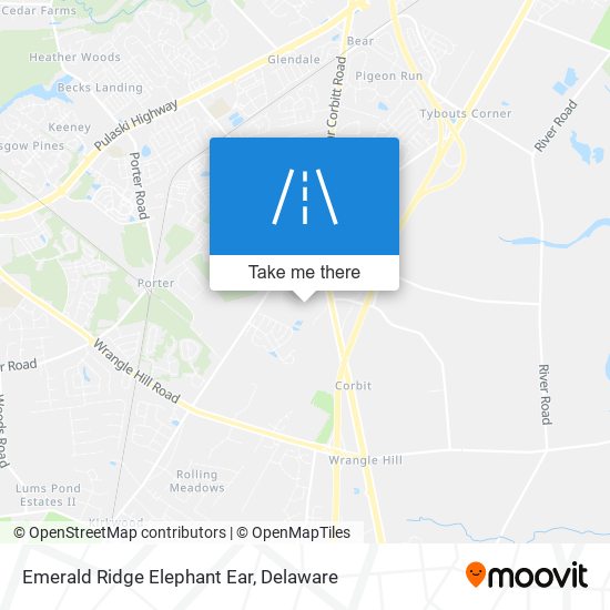 Mapa de Emerald Ridge Elephant Ear