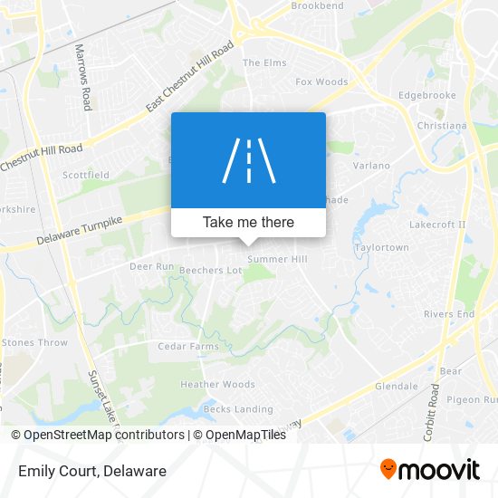 Mapa de Emily Court