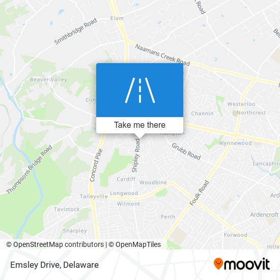 Emsley Drive map