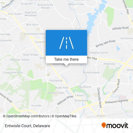 Mapa de Entwisle Court