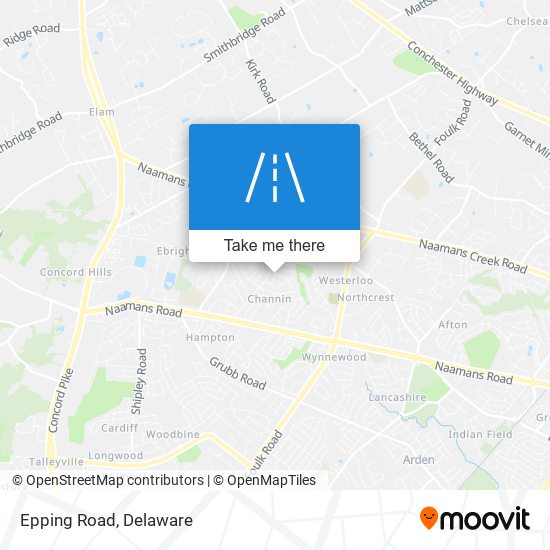 Epping Road map