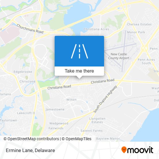 Mapa de Ermine Lane