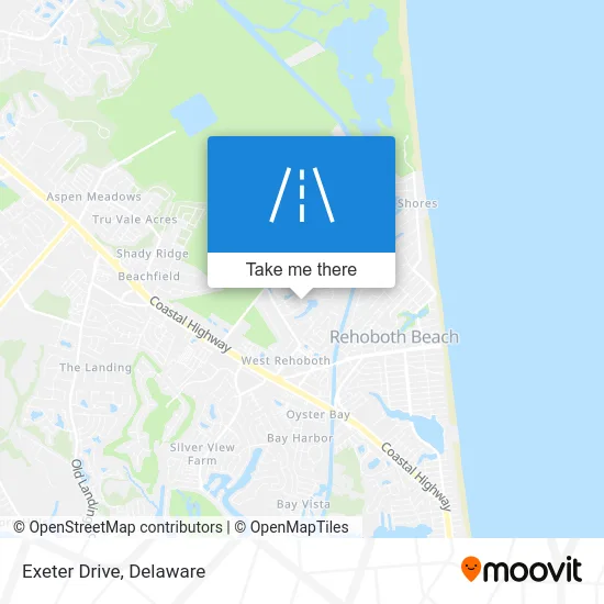 Exeter Drive map