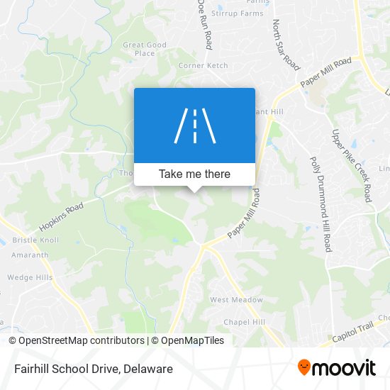 Fairhill School Drive map