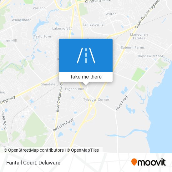 Mapa de Fantail Court