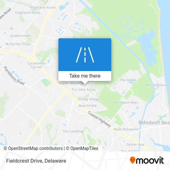 Fieldcrest Drive map