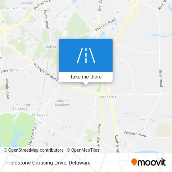 Fieldstone Crossing Drive map