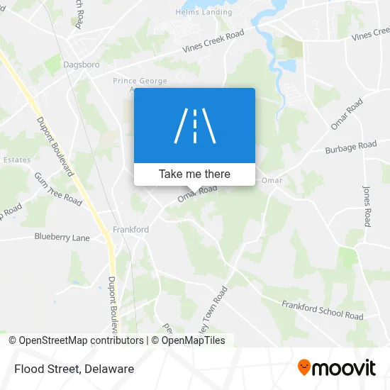 Flood Street map