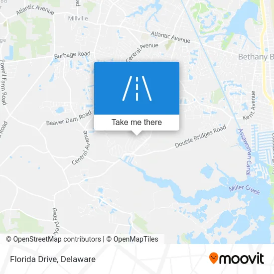 Florida Drive map