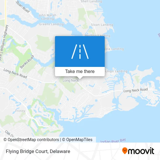 Flying Bridge Court map