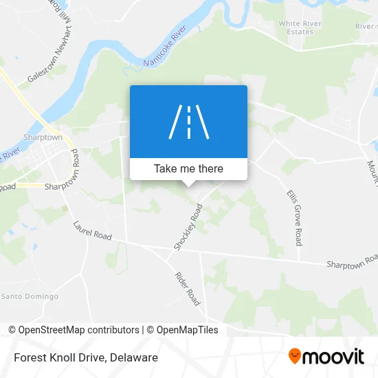 Forest Knoll Drive map