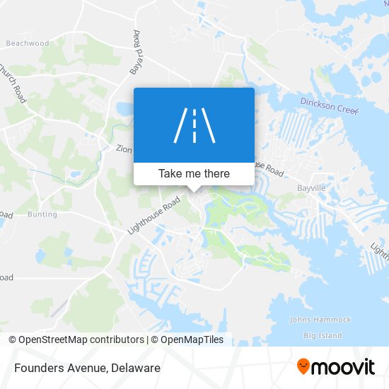 Mapa de Founders Avenue