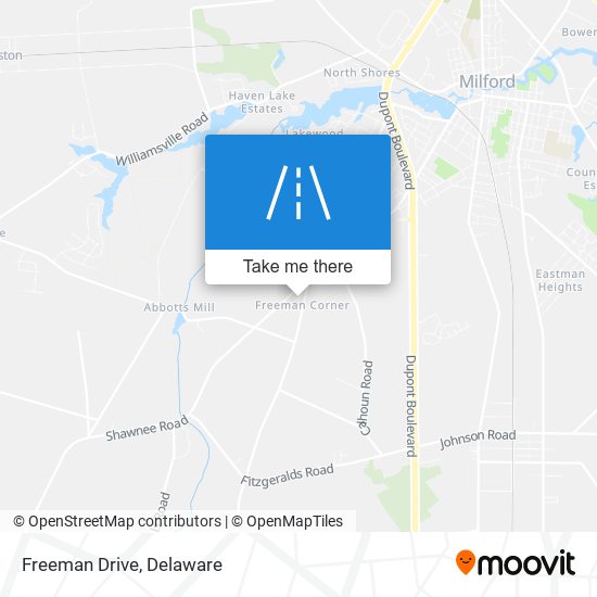 Freeman Drive map