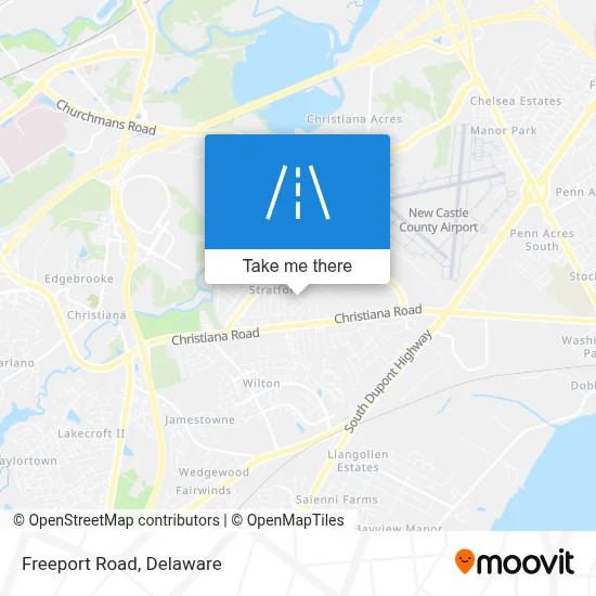 Freeport Road map