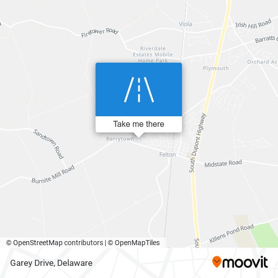 Garey Drive map