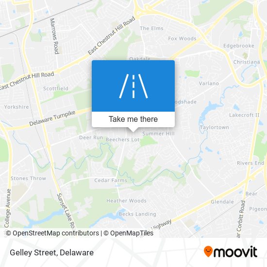 Mapa de Gelley Street