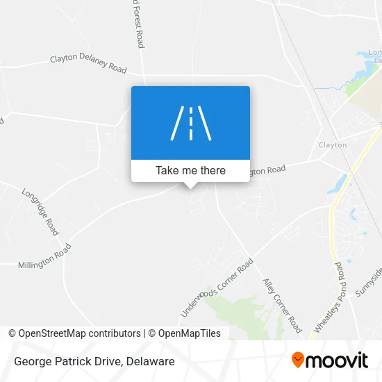 George Patrick Drive map