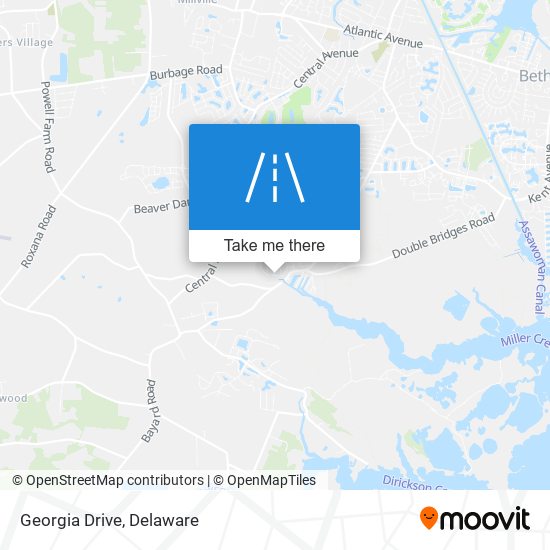 Mapa de Georgia Drive