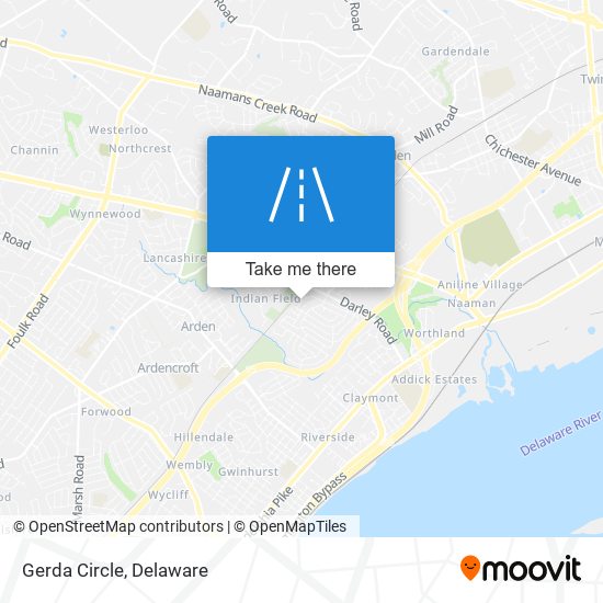 Mapa de Gerda Circle