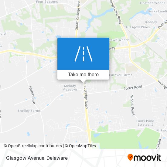 Mapa de Glasgow Avenue