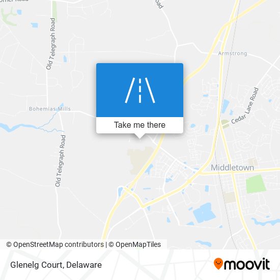 Mapa de Glenelg Court