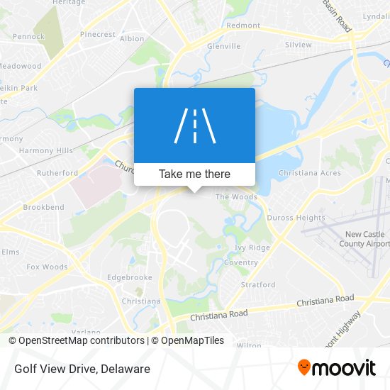 Golf View Drive map