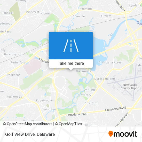 Golf View Drive map
