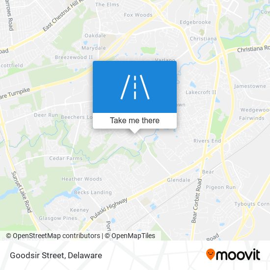 Mapa de Goodsir Street