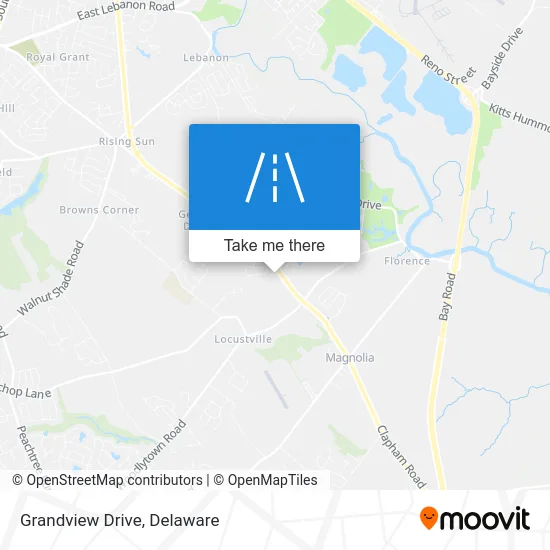 Grandview Drive map