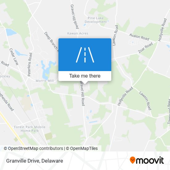 Mapa de Granville Drive