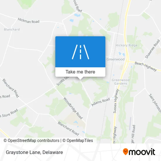 Graystone Lane map