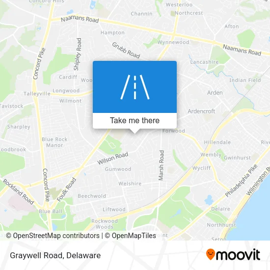 Graywell Road map