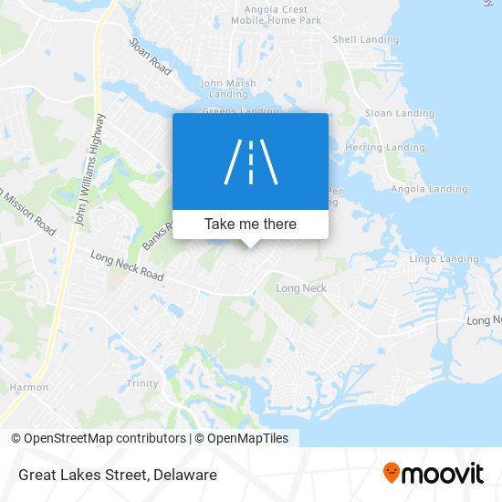Mapa de Great Lakes Street