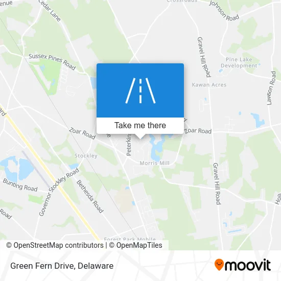 Green Fern Drive map