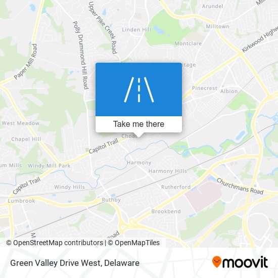 Mapa de Green Valley Drive West