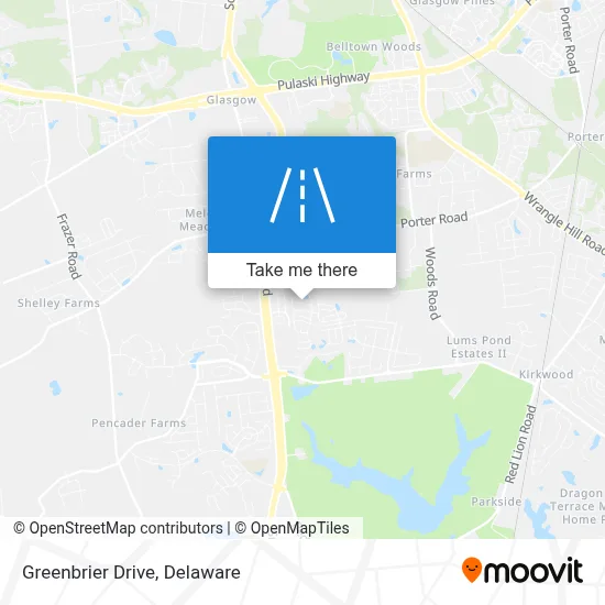 Greenbrier Drive map