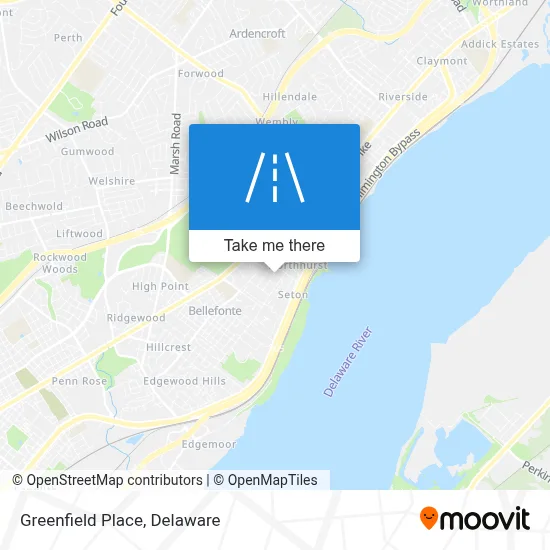 Greenfield Place map