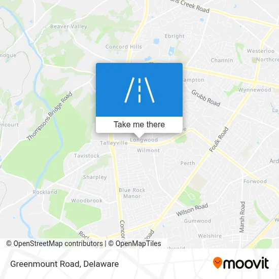 Greenmount Road map
