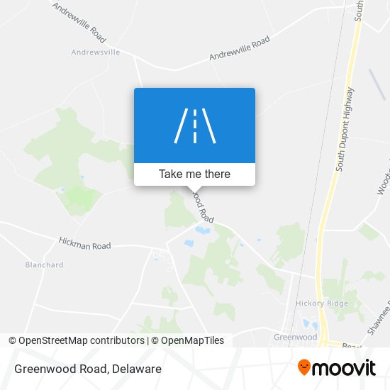 Mapa de Greenwood Road