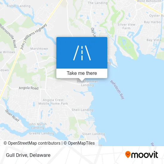 Gull Drive map