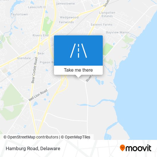 Mapa de Hamburg Road