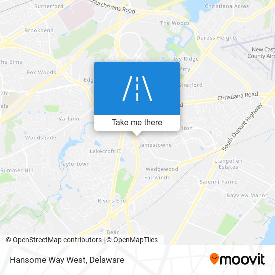 Mapa de Hansome Way West