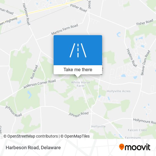 Mapa de Harbeson Road