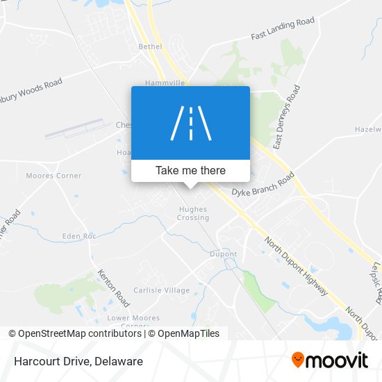 Harcourt Drive map