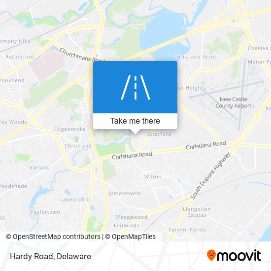 Mapa de Hardy Road